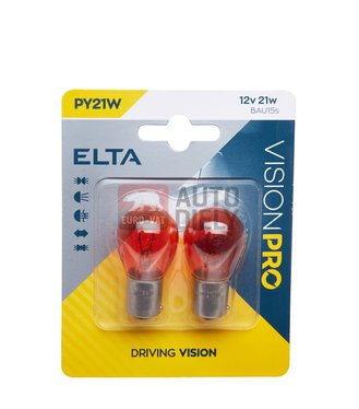 Elta Vision Pro Blister 12V 21W PY21W Žiarovka 2ks