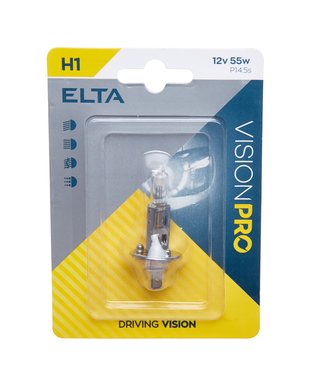 Elta Vision Pro Blister 12V 55W P14,5S H1 Žiarovka