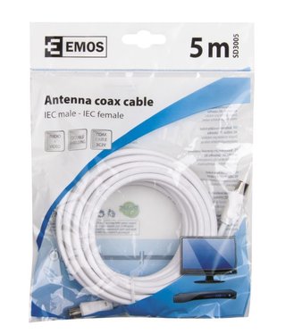 Emos Kábel koaxiálny anténny 5m SD3005