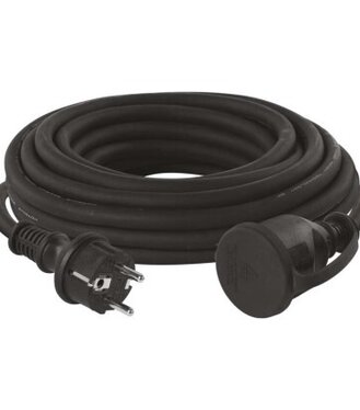 Emos Kábel predlžovací neoprénový čierny prívod spojka 3x2,5mm 10m