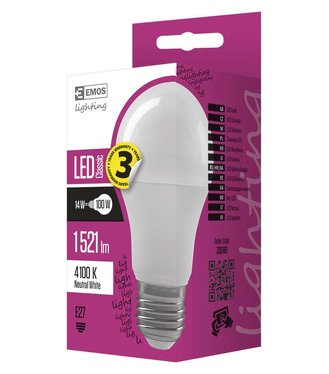 Emos LED Žiarovka Classic A60 14W E27 neutrálna biela