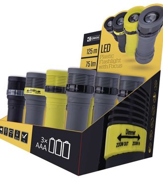 Emos P4703 LED Svietidlo plastové 3W 3x AAA farba podľa dostupnosti