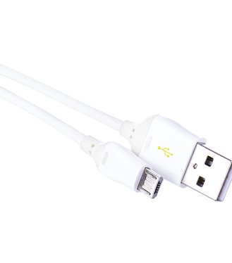 Emos USB kábel 2.0 A/M - micro B/M 1m biely Quick Charge