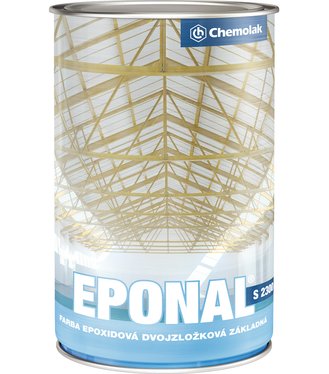Eponal S2300 0110 šedá 10kg - základná epoxidová dvojzložková farba matná