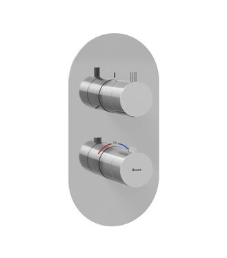 ES 067.20GB.O3.RB07C Termostatická podomietková batéria 3-cestná pre R-box, Graphite Brushed