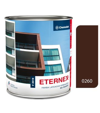 Eternex V2019 0260 hnedá - latexová vonkajšia farba 12kg