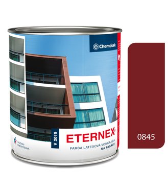 Eternex V2019 0845 tmavočervená - latexová vonkajšia farba 0,8kg