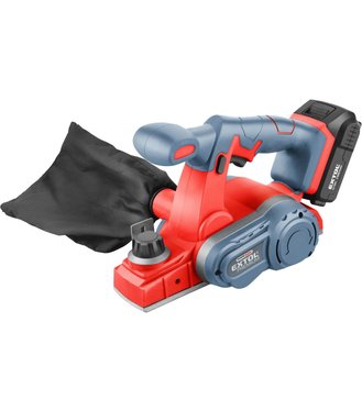Extol AKU Share20V Hoblík 1x 2Ah Li-on 2,4A nabíjačka nôž 60mm záber 0-1,25mm