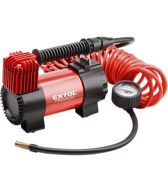 Extol Premium CC 160 Kompresor do auta  12V 6,9bar 3m hadica s tlakomerom 8864001