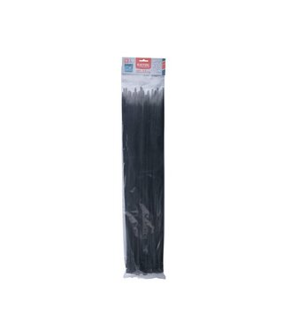 Extol Premium Pásky sťahovacie čierne 8.8x600mm 50ks