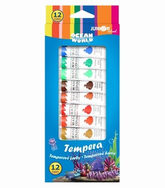 Farby Temperové Ocean World 12ml sada 12ks
