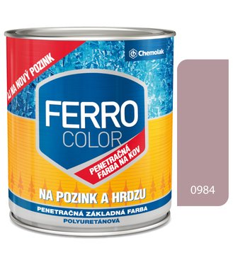 Ferro Color P 0984 červenohnedá metalická 0,75l - penetračná základná polyuretánová polomatná farba
