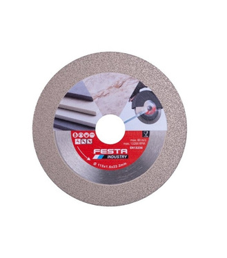 Festa Kotúč diamantový na sklo rezný/brúsny 115x22,2mm 21260