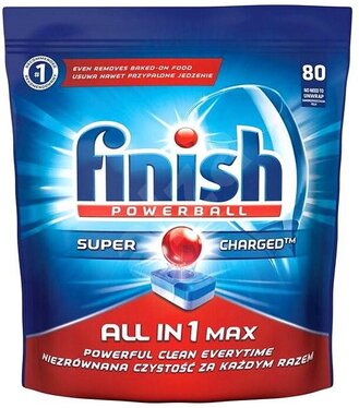 Finish Tablety do umývačky riadu Powerball All-in-1 Max 80ks