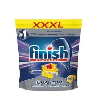 Finish Tablety do umývačky riadu Quantum All-in-1 Lemon 60ks