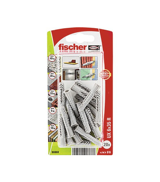 Fischer Hmoždinka univerzálna UX 8x50 R K,10ks/bal
