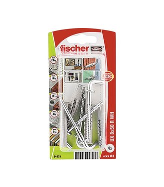 Fischer Hmoždinka univerzálna UX 8x50 WH K OE so skobou