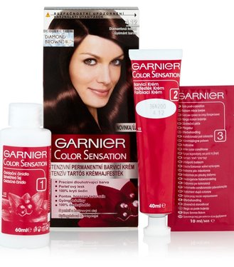 Garnier Color Sensation Farba na vlasy č.4.12 Diamantová hnedá
