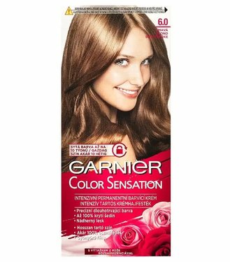 Garnier COlor Sensation Farba na vlasy č.6.0 Tmavá blond