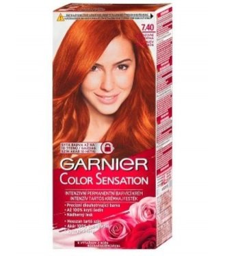 Garnier Color Sensation Farba na vlasy č.7.40 Intenzívna medená