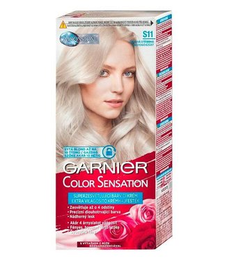 Garnier Color Sensation Farba na vlasy č.S11 Oslnivá strieborná