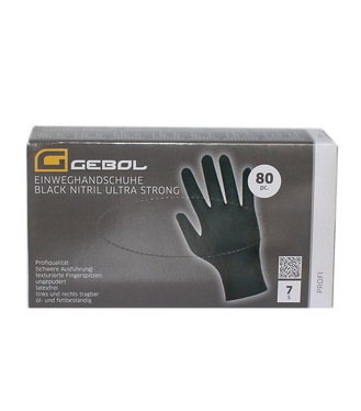 Gebol Black Nitril ECO L Rukavice Pracovné 100ks nepúdrované