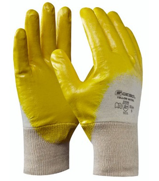 Gebol Yellow Nitrile work Rukavice veľkosť 10 XL
