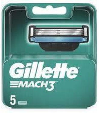 Gillete Mach 3 Náhradné žiletky 5ks