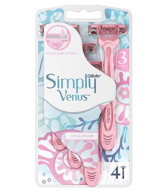 Gillette Simply Venus 3 Jednorazové holiace strojčeky 4ks