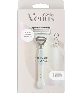 Gillette Strojček na holenie dámsky Pubic hair & skin + 1 náhradná hlavica