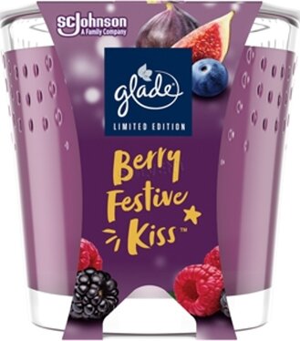 Glade sviečka berry festive kiss 112g