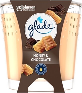 Glade sviečka honey & chocolate 112g