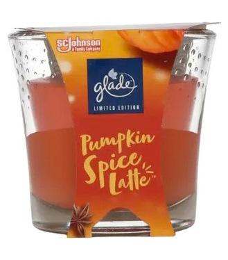 Glade sviečka pumpkin spice late 112g