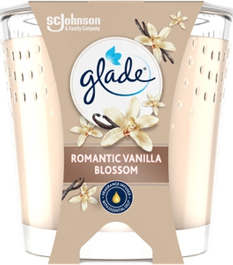 Glade sviečka romantic vanilla 112g