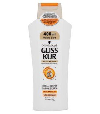Gliss Kur Šampón na vlasy Total repair Hĺbkovo regeneračný 400ml