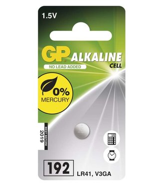 GP B13921 Alkalická gombíková batéria LR41 192F