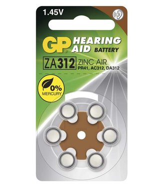 GP ZA312 Batéria do naslúchadiel 6ks