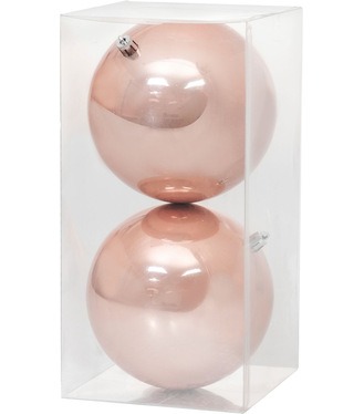 Gule MagicHome Vianoce, 2ks, ružové, na vianočný stromček, 12cm