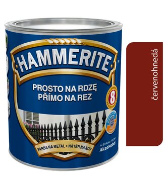 Ham priamo na hrdzu hladká červenohnedá 0,7L