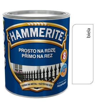 Hammerite Priamo na hrdzu, Hladký biely 0,25l