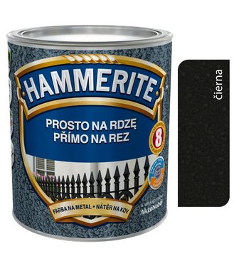 Hammerite Priamo na hrdzu, Kladivkový čierny 2,5l