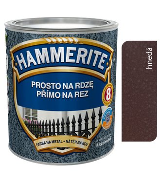 Hammerite Priamo na hrdzu, Kladivkový hnedý 2,5l