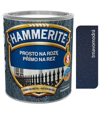 Hammerite Priamo na hrdzu, Kladivkový tmavomodrý 0,7l