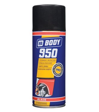 HB Body 950 sprej čierny - Izolačná protihluková ochrana podvozku 400ml