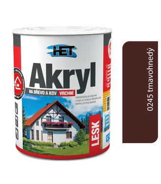 Het Akryl lesk 0245 0,7kg hnedá tmavá