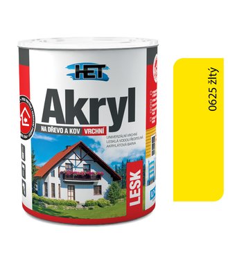 Het Akryl lesk 0625 0,7kg žltá