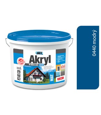 Het Akryl mat 0440 3kg modrá