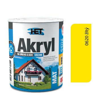 Het Akryl mat 0620 žltá 0,7kg