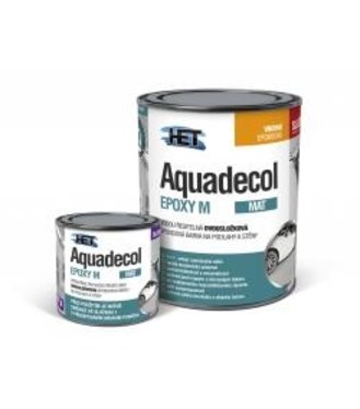Het Aquadecol Epoxy M báza zložka 1 C - Vodou riediteľná dvojzložková epoxidová farba na steny a podlahy 0,85kg