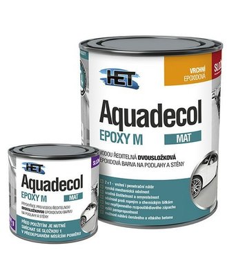 Het Aquadecol Epoxy tužidlo zložka 2 - Vodou riediteľná dvojzložková epoxidová farba na steny a podlahy 0,75kg